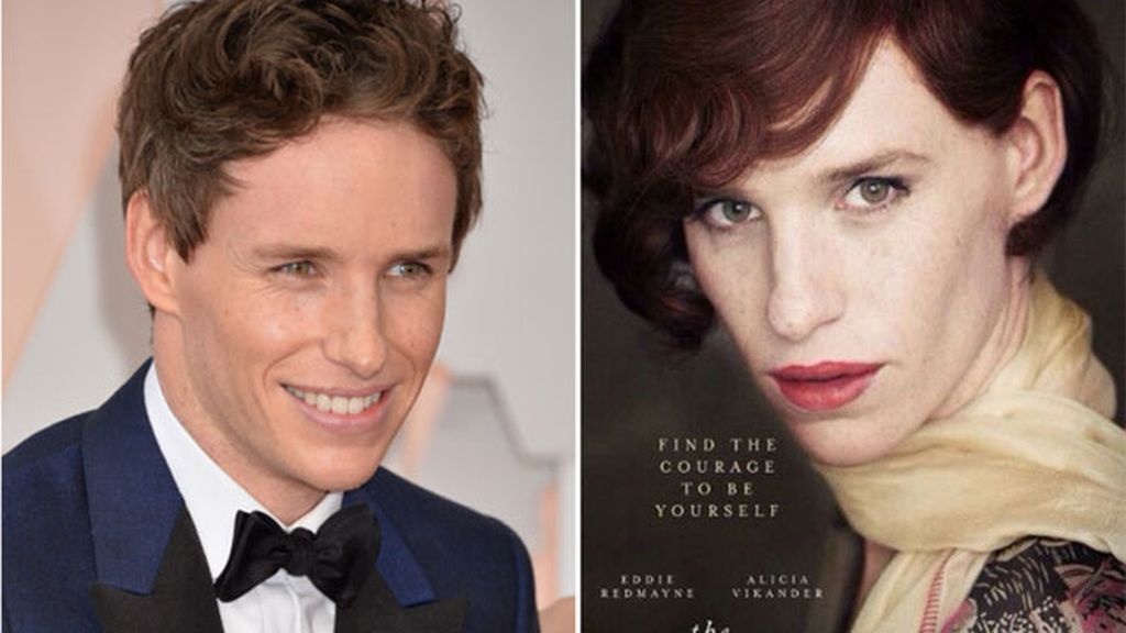 Eddie Redmayne se transforma en mujer