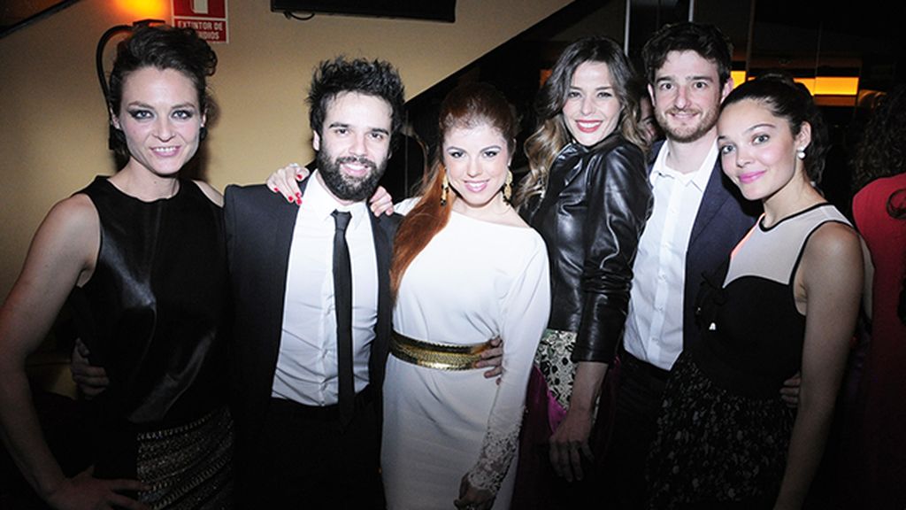 Arantxa Garrastázul, Raúl Peña, Alba Messa, Inma del Moral, Borja Otxoa y Ana Rujas