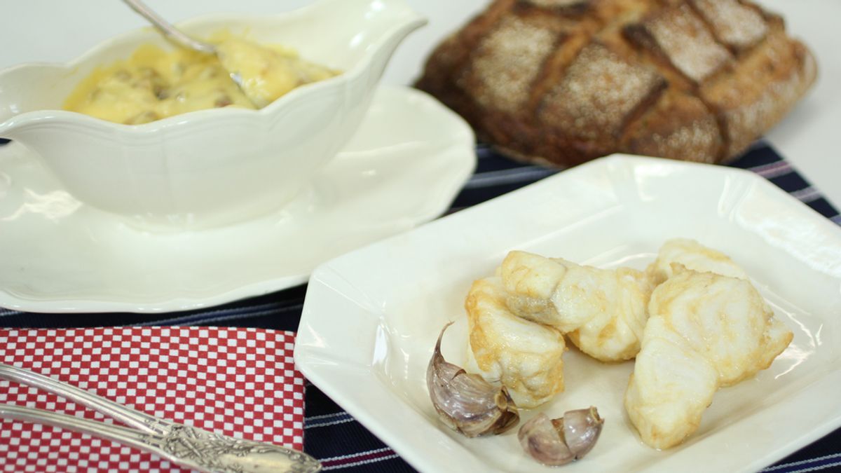 Merluza rebozada con mahonesa especial de 'Robin Food'