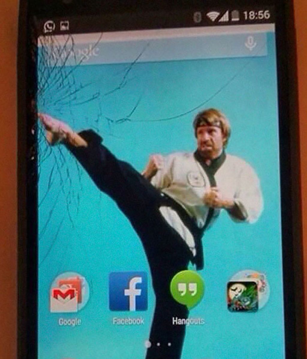 Estos fondos de pantalla ayudarán a que no se vean tanto las grietas