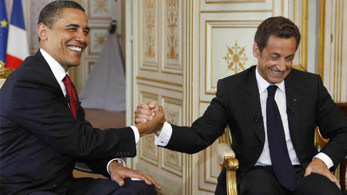 Obama y Sarkozy