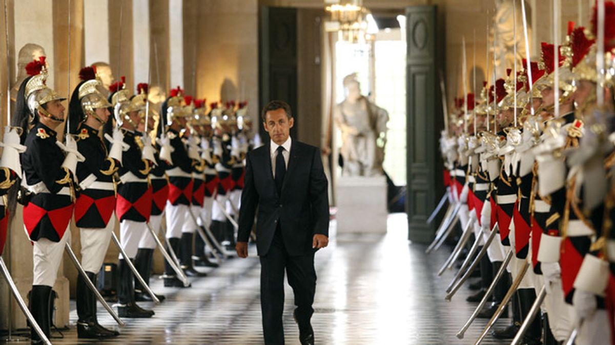 Sarkozy en Versalles