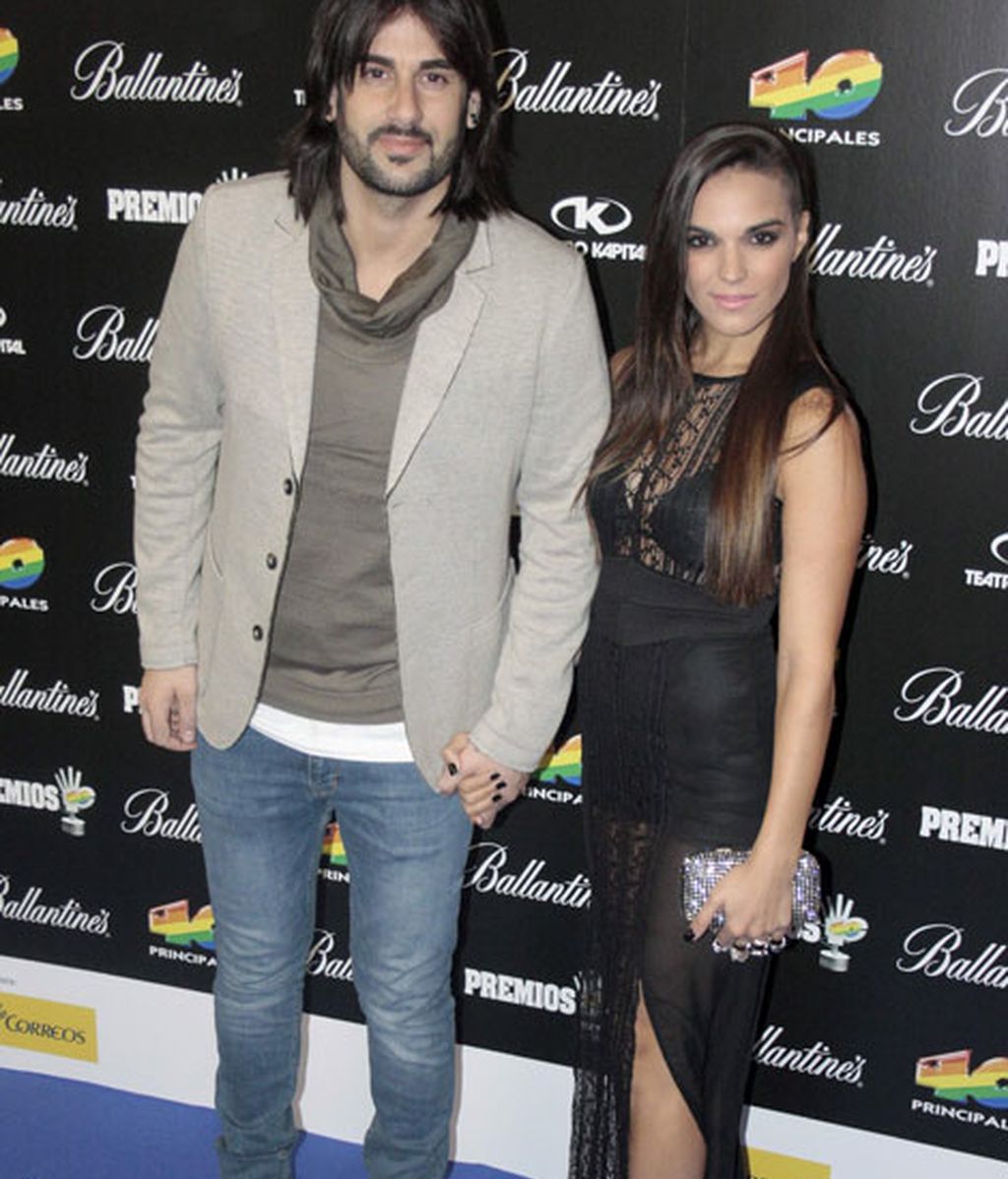 Cristina Pedroche, Dani Martín y Soraya Arnelas, en la fiesta 40 principales
