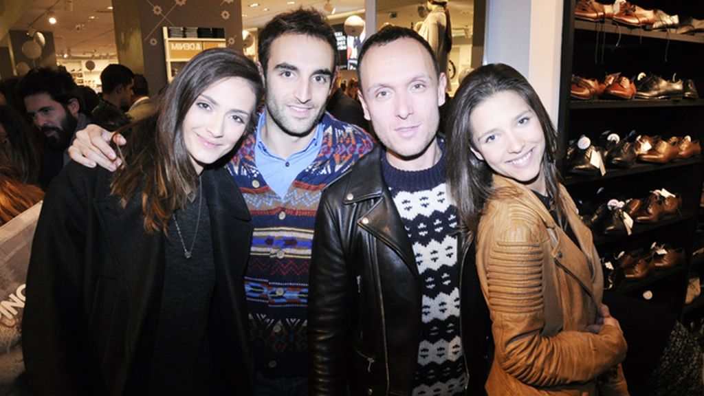 Bárbara García, Álvaro Gutiérrez, Gorka Postigo y Alba