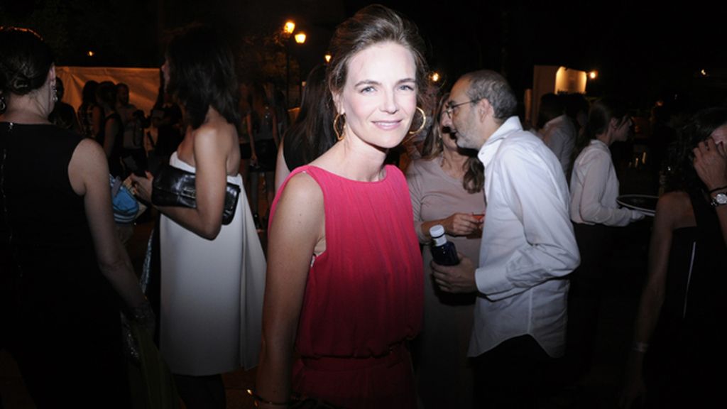 María García de la Rasilla con vestido de Gucci