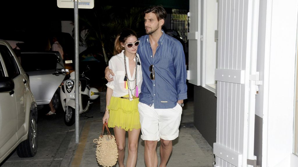 Olivia Palermo y su novio Johannes Huebl