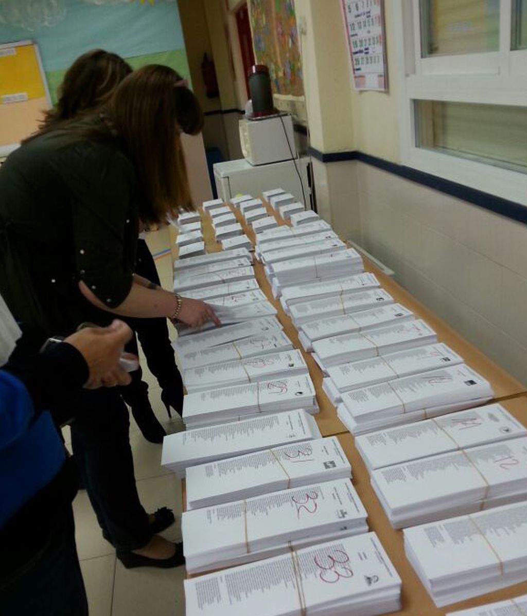 Los españoles votan en la Europeas