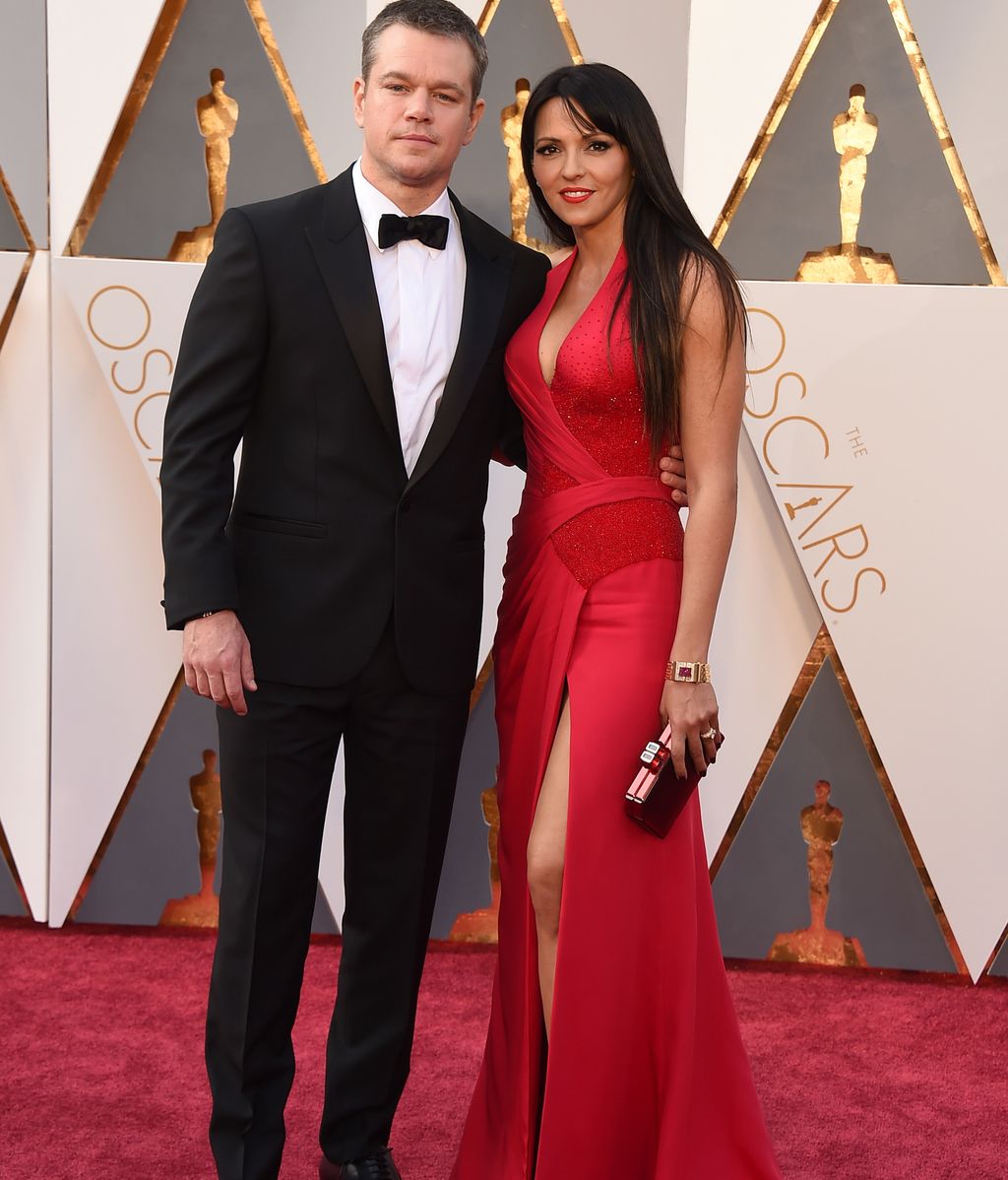 Matt Damon y Luciana Barroso