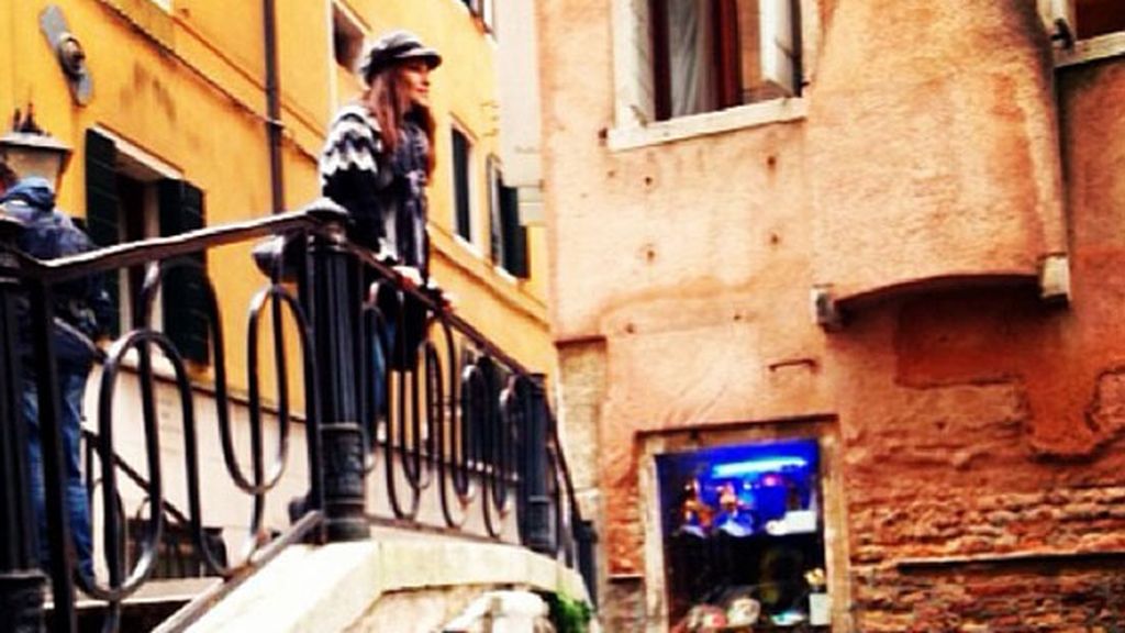 Paula Echevarría ha disfrutado de las vistas venecianas