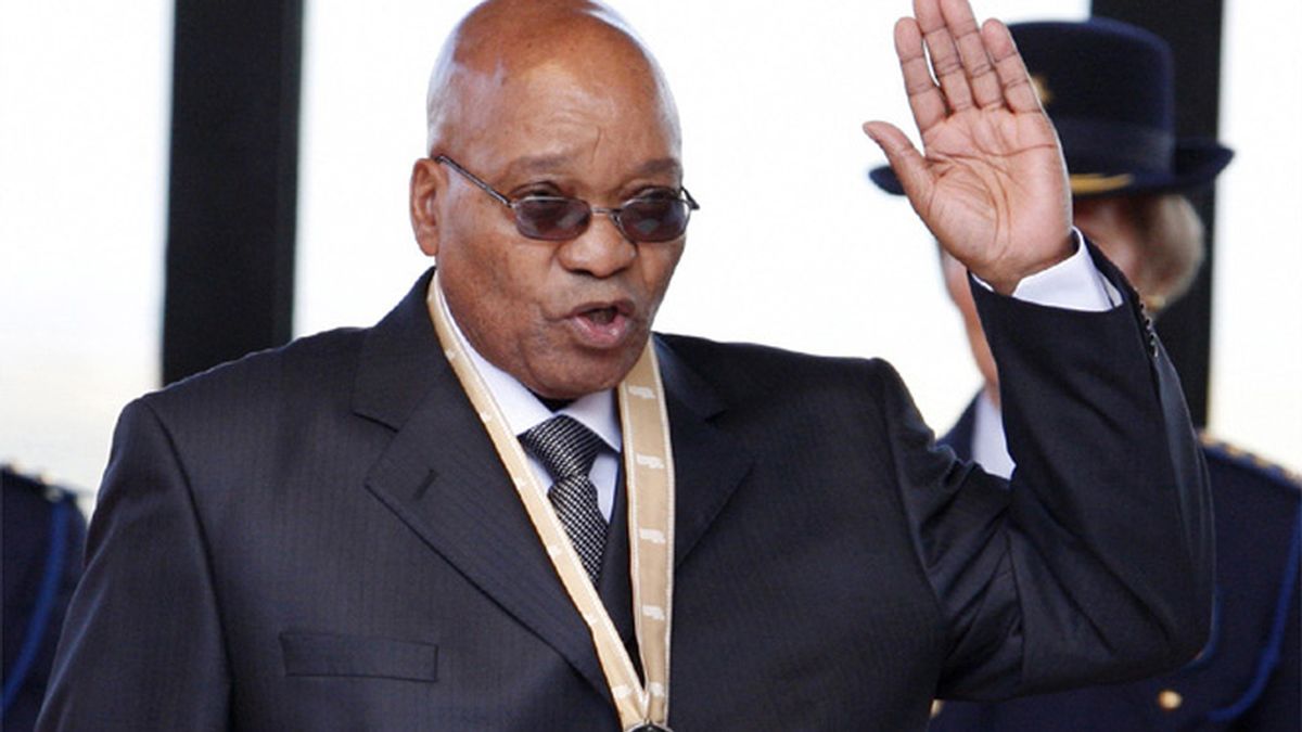Zuma jurando cargo
