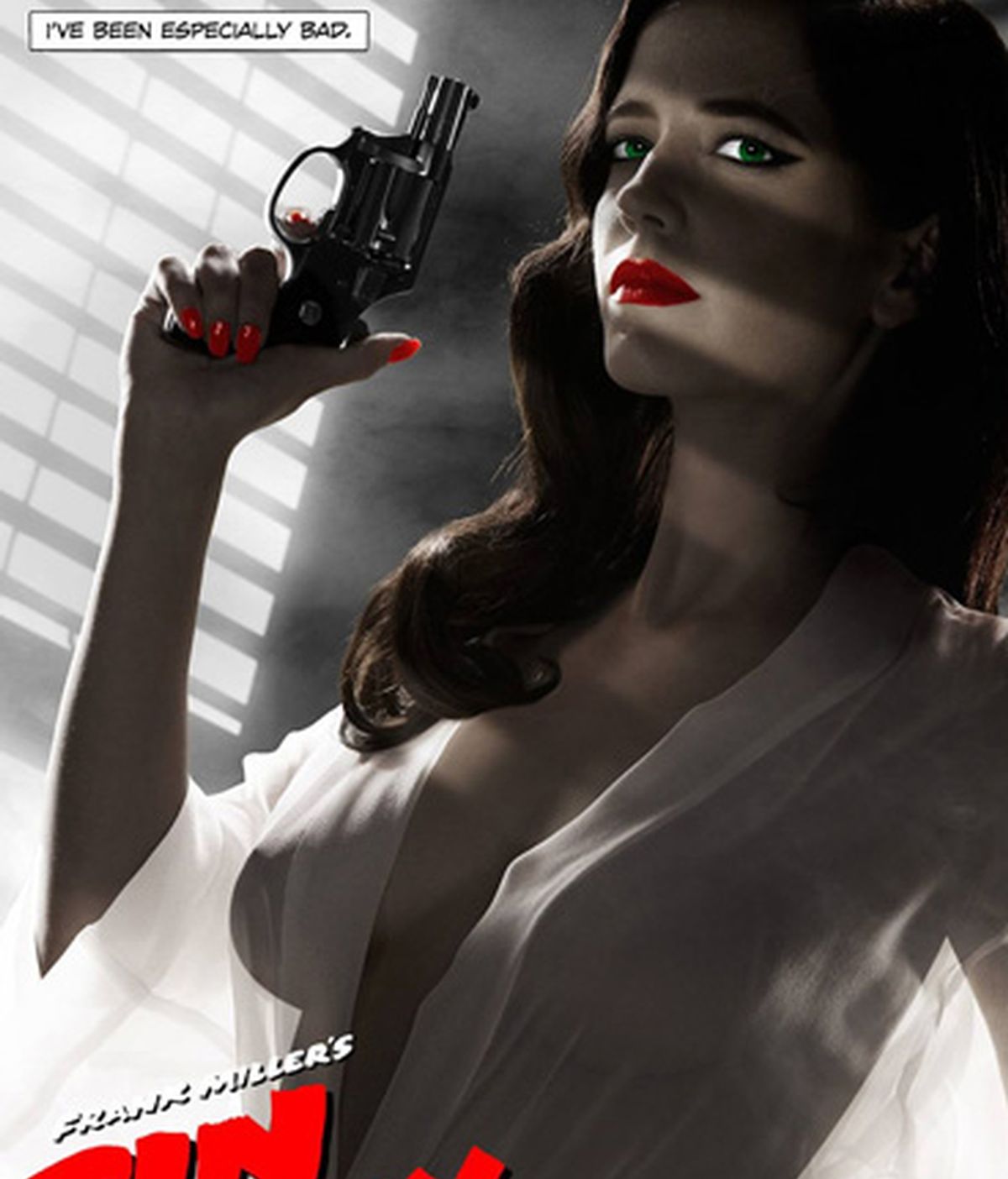 El cartel de Eva Grenn semidesnuda en 'Sin City', censurado en EEUU