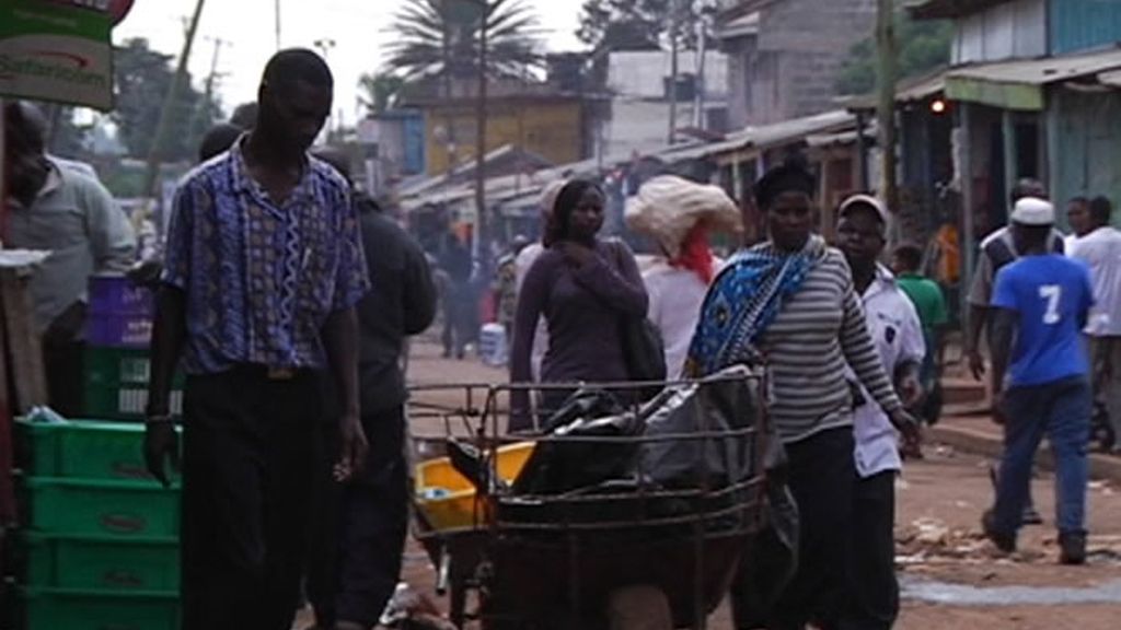 Las calles en Nairobi están llenas de vida