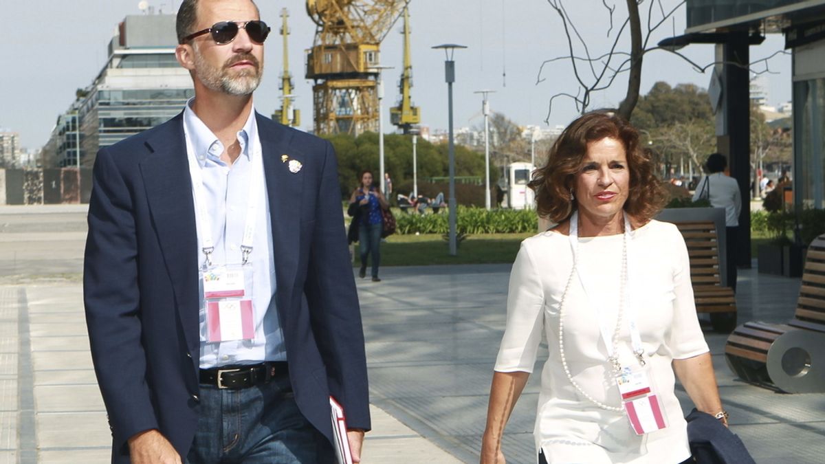 El Príncipe Felipe en Argentina para apoyar la candidatura de Madrid 2020