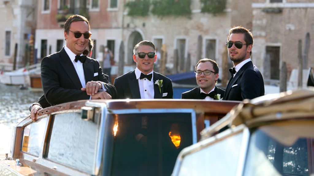 Tenis y fútbol: la romántica boda en Venecia de Ana Ivanovic y Bastian Schweinsteiger