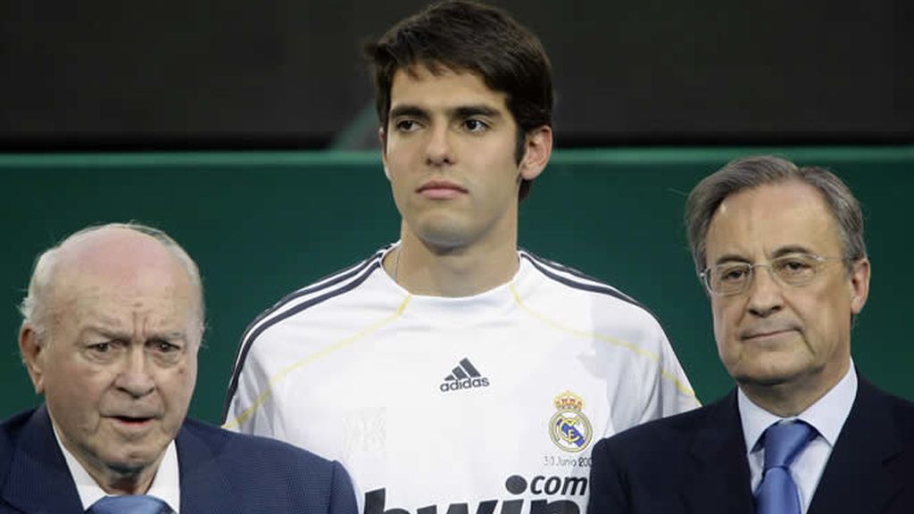 Kaká, entre Florentino Pérez y Alfredo Di Stefano