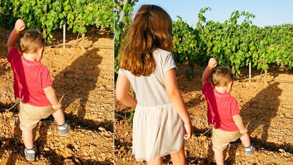 Sus hijos les han acompañado y no han parado de jugar