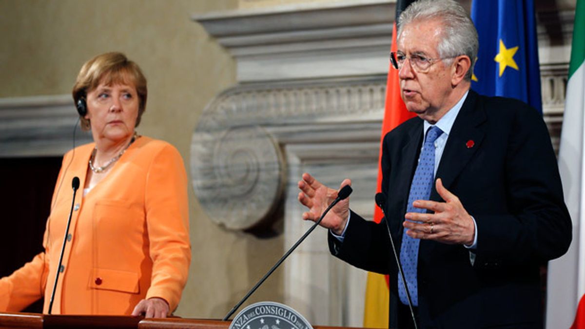 Merkel y Monti
