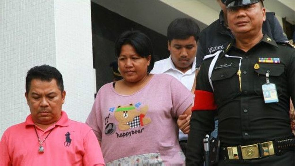 Patnaree durante su detención Patnaree durante su detención