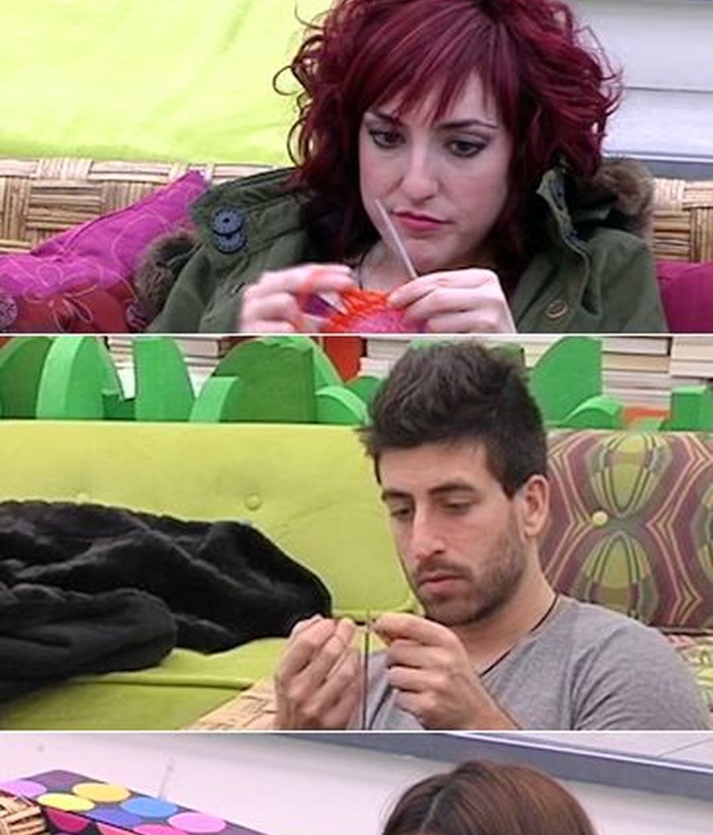 Tejiendo para la prueba semanal