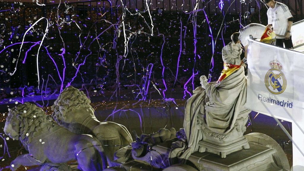 Cibeles se viste de 'blanco'