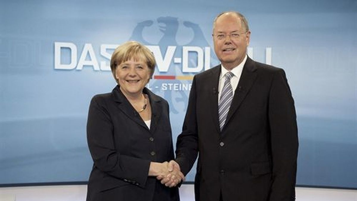 El único debate entre Merkel y su rival socialdemócrata no deja un ganador claro