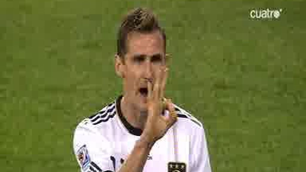 Gol de Klose. Gol de Alemania