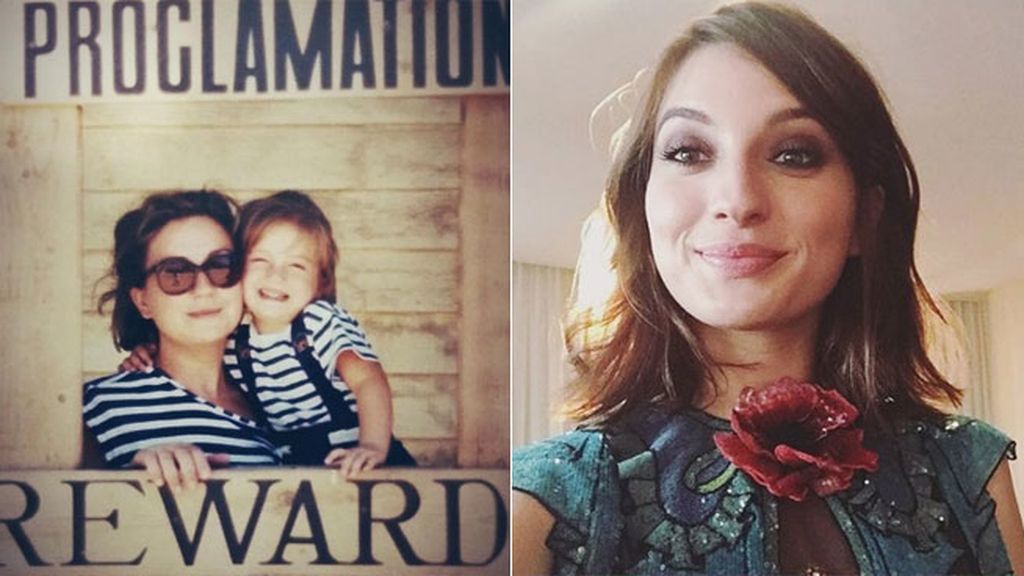 María Valverde y su mamá