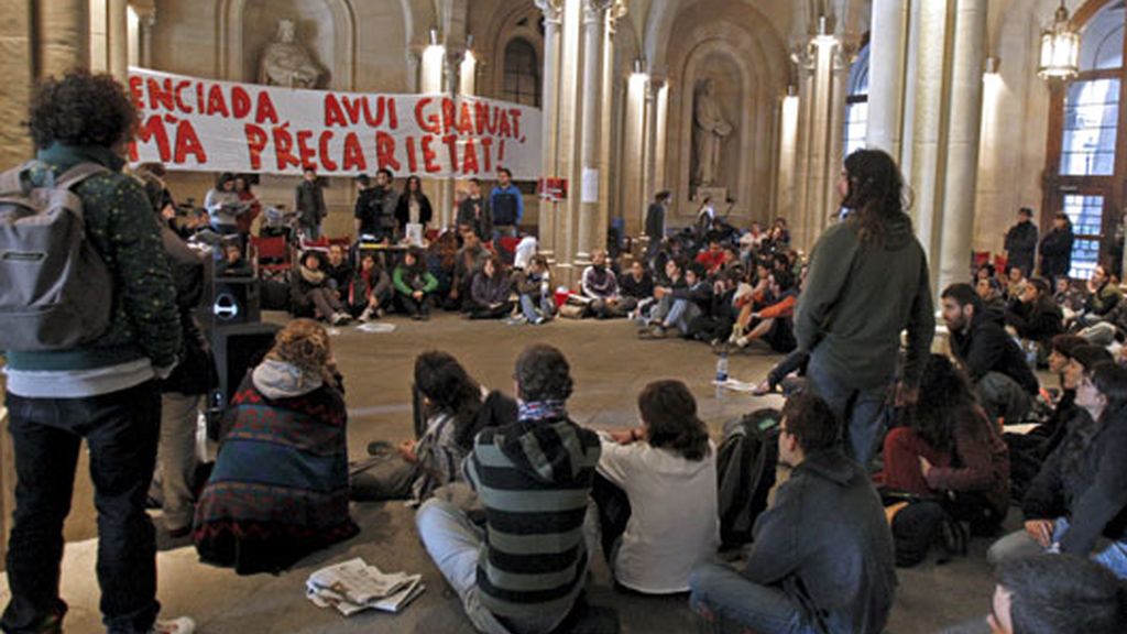 Universitarios contra el Plan Bolonia