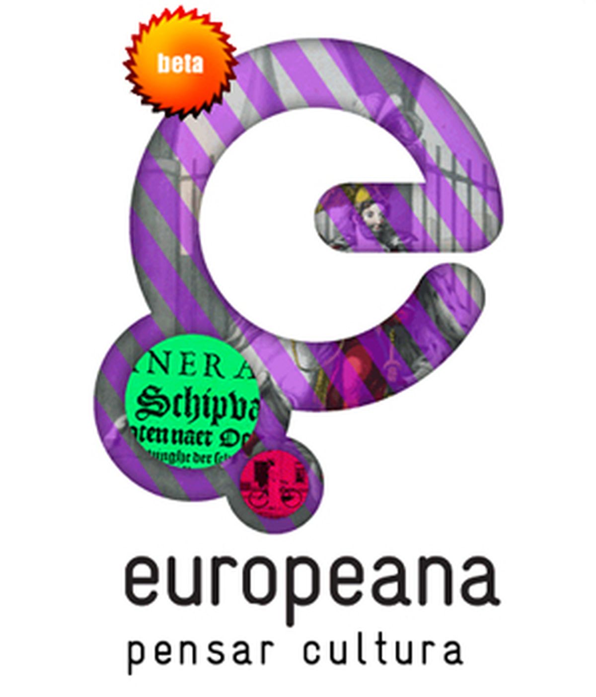 Logo de la nueva biblioteca digital de la Unión Europea. Foto: Europeana