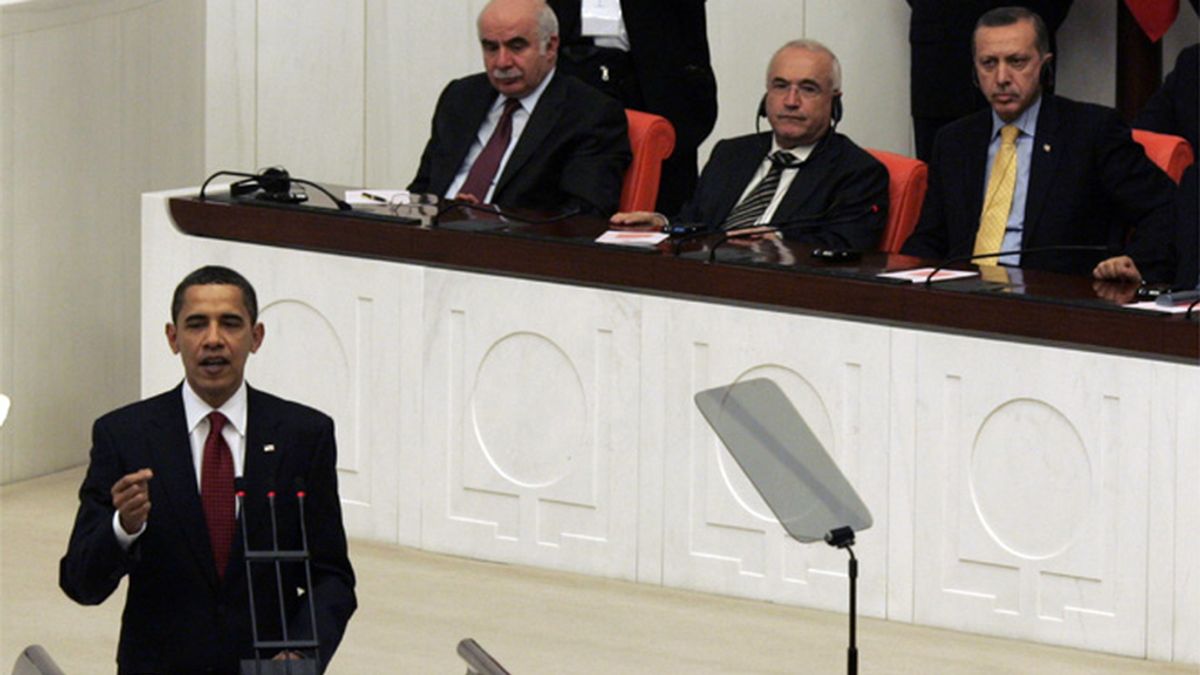 Obama en el parlamento turco
