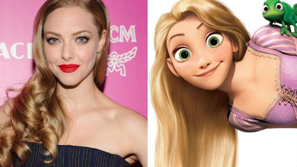 Amanda Seyfried se parece a Rapunzel de 'Enredados', y no al sapito que le acompaña (malpensados)