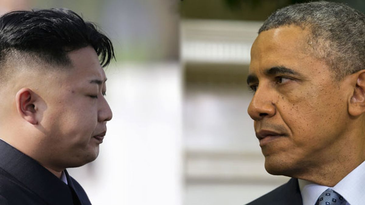 Obama y Kim Jong Un