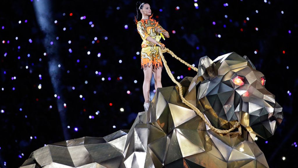 Un león dorado para Katy Perry