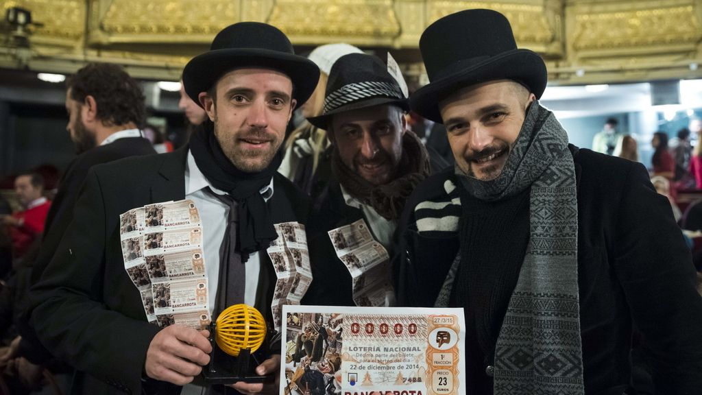 Asistentes al sorteo de la Lotería de Navidad
