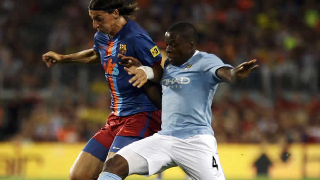 Ibrahimovic debutó en el Gamper Ibrahimovic debutó en el Gamper