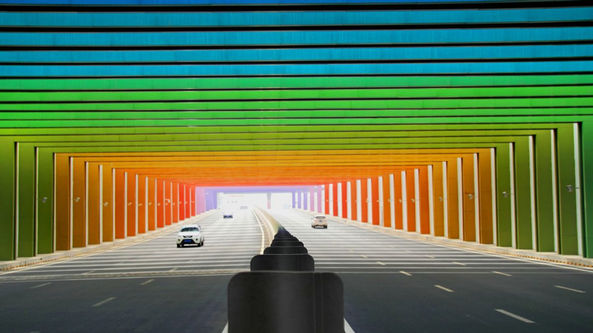 Un túnel como el arco iris