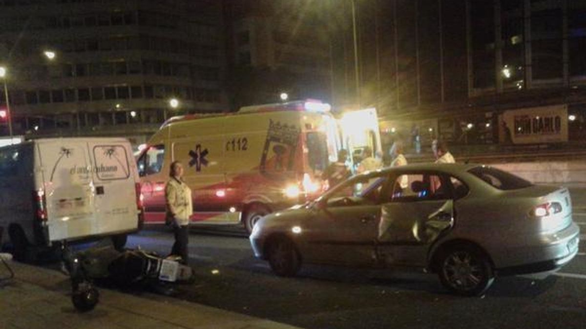Accidente de tráfico en Madrid
