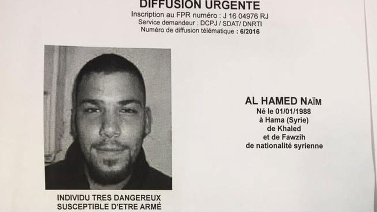 Ficha policial de Naïm Al Hamed