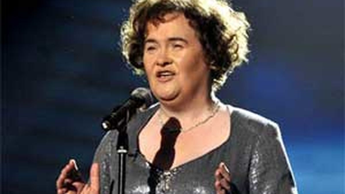 Susan Boyle, cantando en la final de BGT. Foto: itv.com