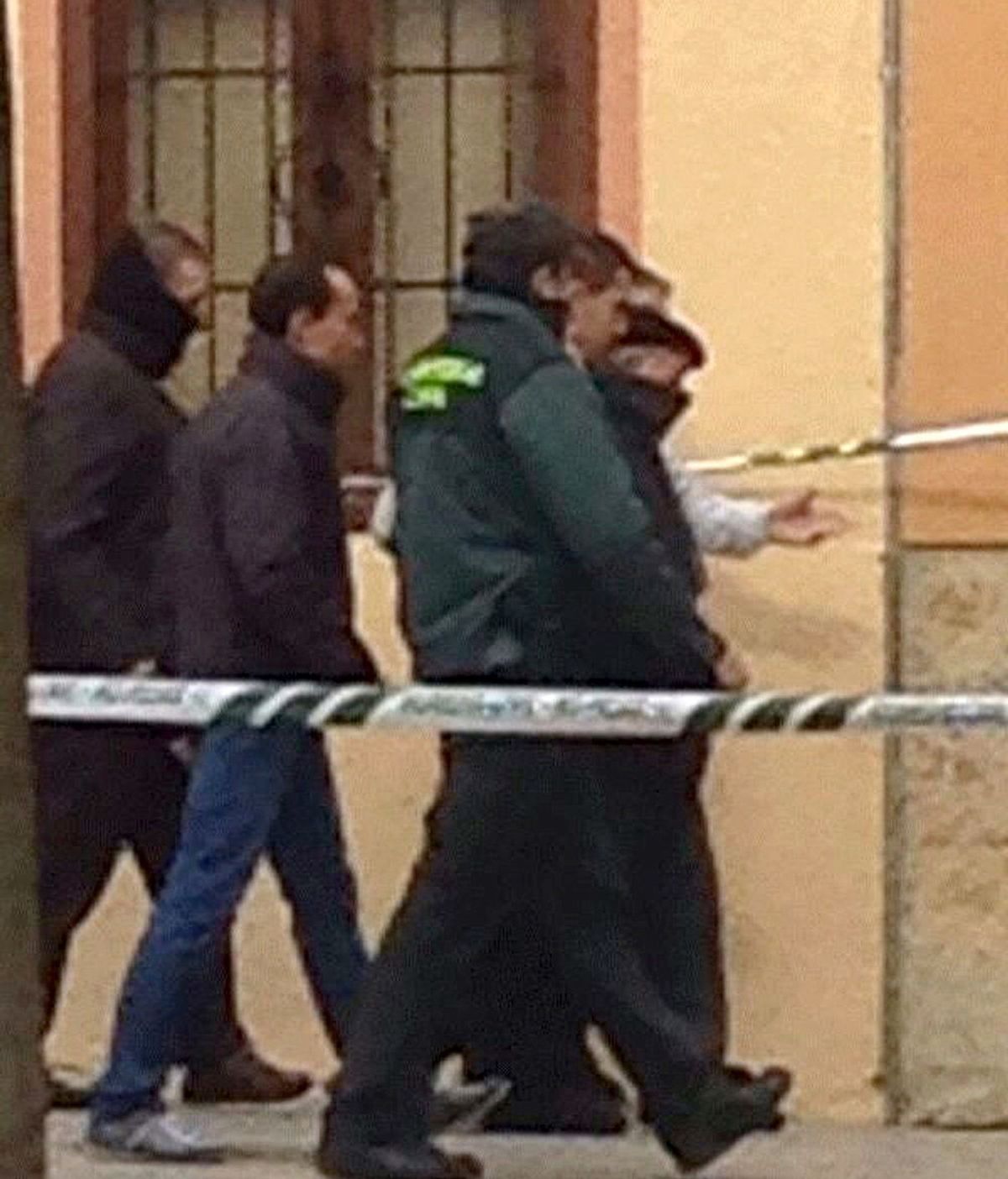 Momento de la detención del cura de Borja Momento de la detención del cura de Borja