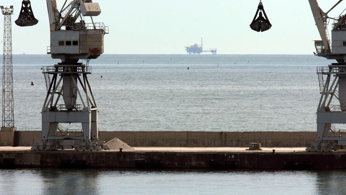Plataforma ubicada en el Delta del Ebro para almacenar gas en el subsuelo marino cuyos trabajos han disparado la actividad sísmica