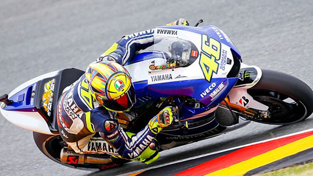 Valentino Rossi, tercero en la parrilla de MotoGP