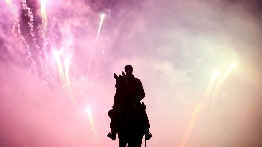 Bélgica recibe el año nuevo con un espectáculo de luz y color