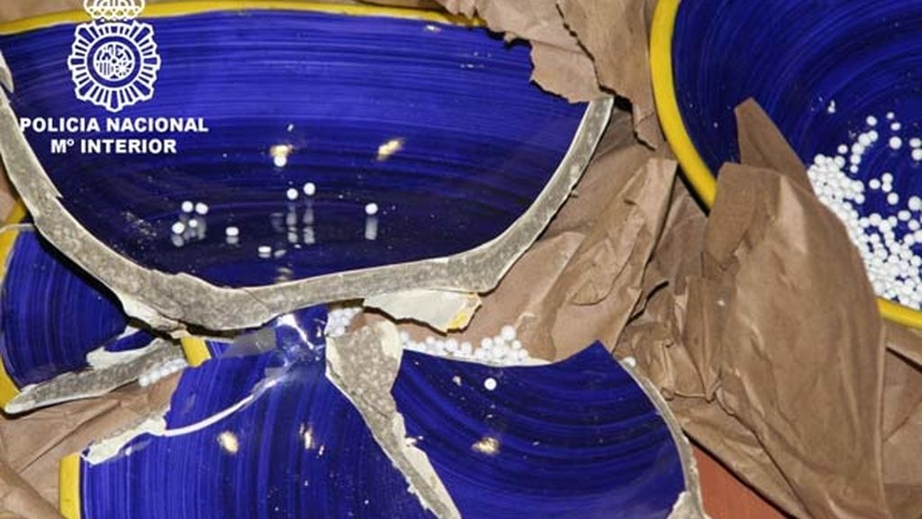 Cocaína en las vajillas