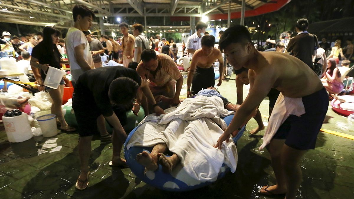 Al menos 472 heridos por una explosión en un parque acuático de Taiwan