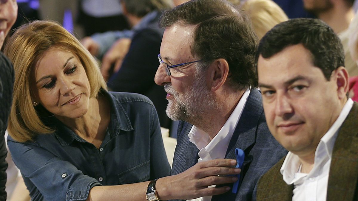 Mariano Rajoy, Mº Dolores Cospedal, Juan Manuel Moreno Bonilla