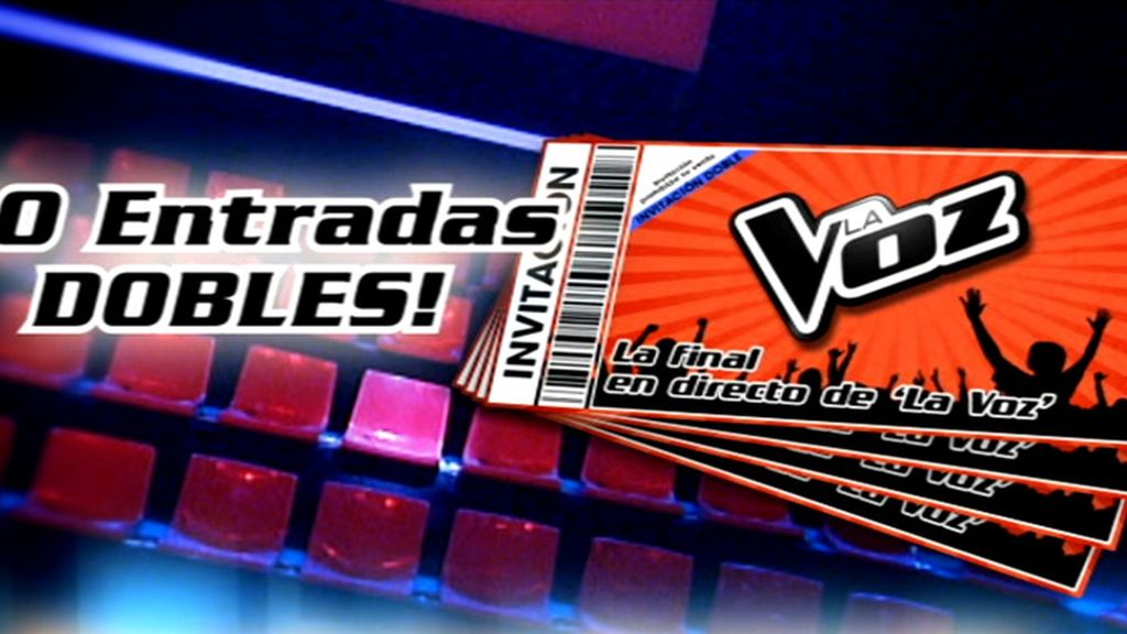 ¿Te gusta la Voz? ¡Ahora tienes la oportunidad de vivir la FINAL en directo!