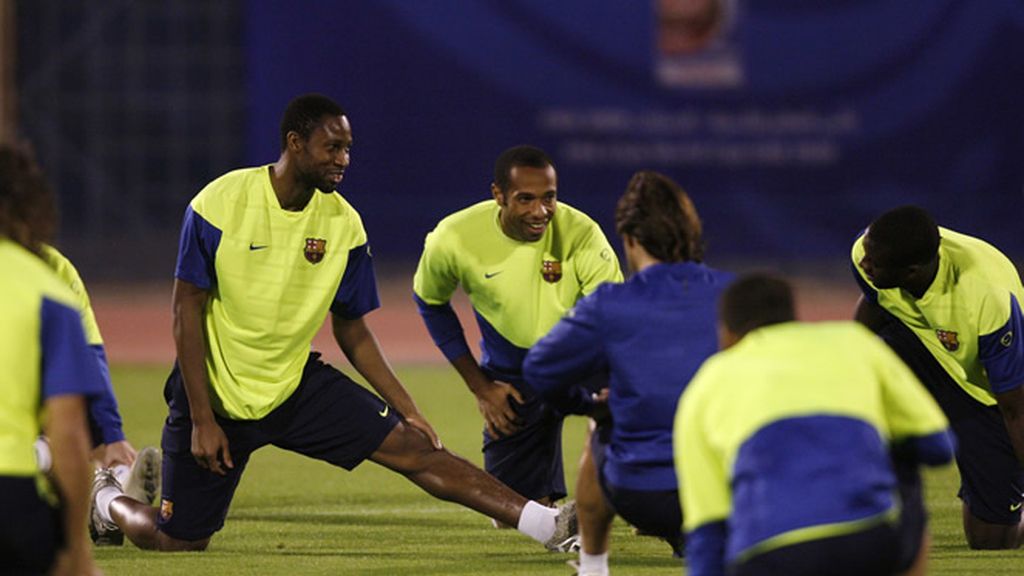 Entrenamiento del Barcelona