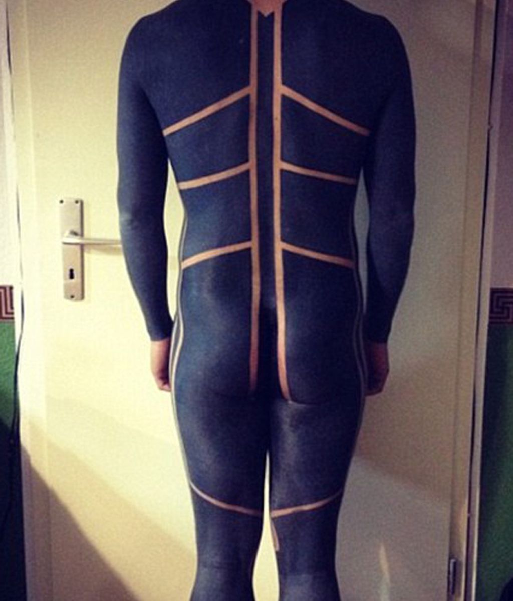 Cubrir por completo una parte grande del cuerpo