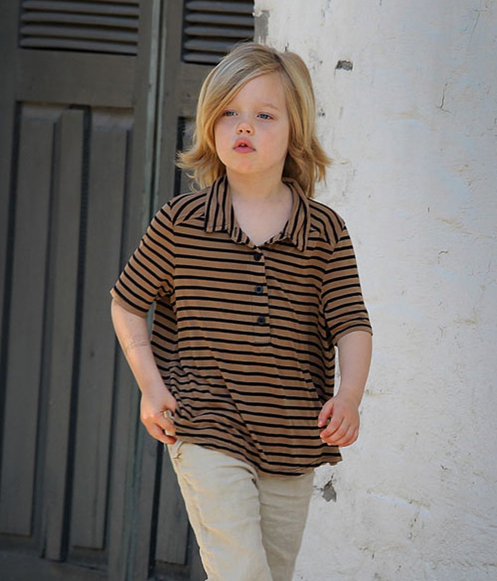 El paseo de Brad Pitt, Angelina Jolie y sus seis hijos por Nueva Orleans